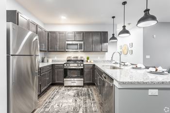 Vinyl Plank Flooring at River Point West Apartments, Elkhart, IN 46516